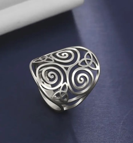 Celtic ring stainless steel - celtic,