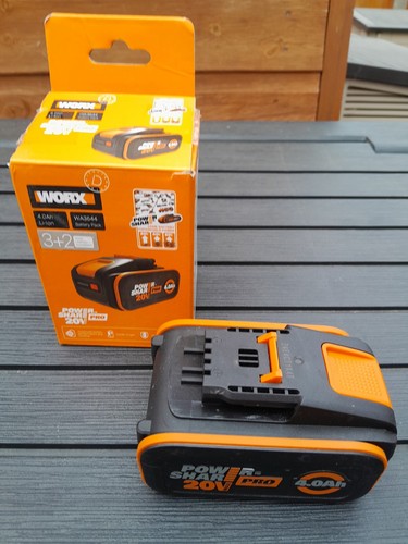 Worx 20v 0ah battery - 20v, 4.0ah