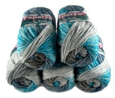 Rainbow wool pack 5 x 100g