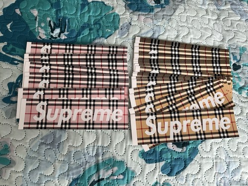 Supreme burberry stickers - , 2
