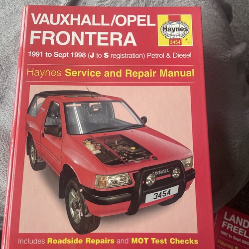 Vauxhall opel frontera haynes - vauxhall,