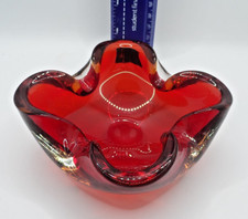 Vintage red murano - art, glass