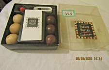 French Wooden Boules Set