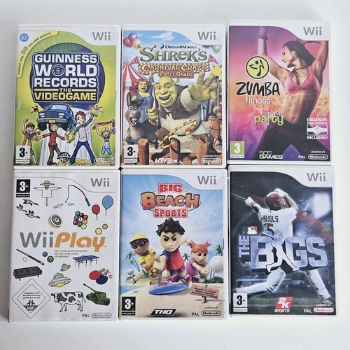 Wii games bundle job - lot, zumba
