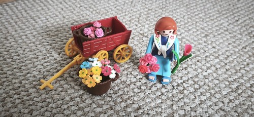 Playmobil flower lady market