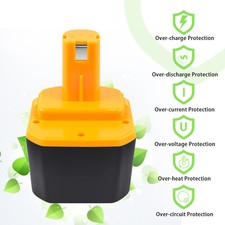 For Ryobi 12V 1400143 1400652 1400670 4400005 1400652B B1222H 5000mAh Battery