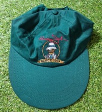 Rare New 1980s 90s Vintage Panama Jack Dead Stock Green Cotton Baseball Cap