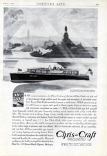 1930 CHRIS CRAFT MOTORBOAT