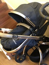 Mothercare Orb black and silver Pram