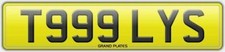 T999 LYS TELLY NUMBER PLATE REGISTRATION CAR REG ASSIGNED FREE NO FEES TV TALLY