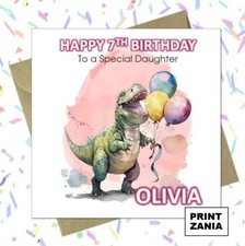 Personalised Girls Dinosaur