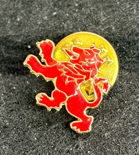 Lion rampant red enamel - red,