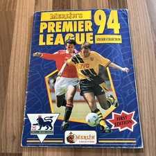 Merlin Premier League 1994 Football Sticker Collection Album Book 98% complete 