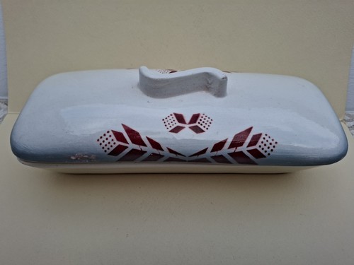 Lidded jar ceramic art - jar,