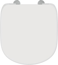 Ideal Standard Toilet Seat Tempo / Kheops T679801 – D‑Shaped, Short Projectio...