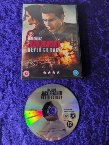 Dvd jack reacher never back - dvd,