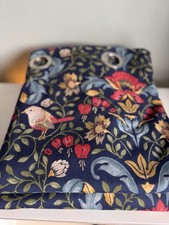 Dunelm Dark Blue Ruskin Eyelet