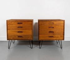 Pair danish teak - pair, chest