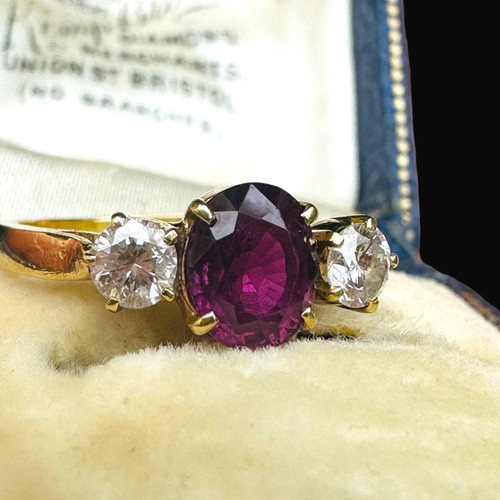 Vintage ruby diamond trilogy - vintage,