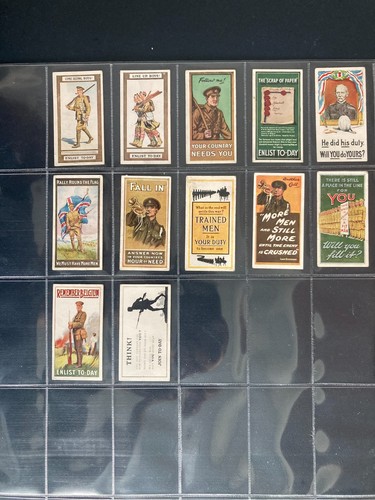Cigarette cards recruiting - cards,