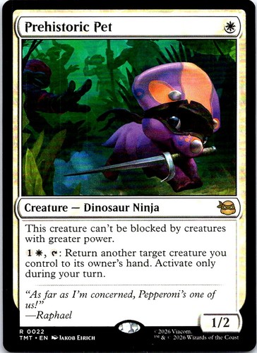 Prehistoric pet teenage mutant - pet,
