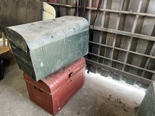 Victorian Tin Trunk chest