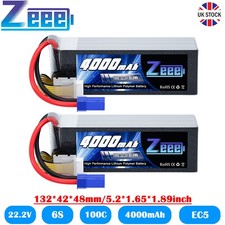 2x Zeee 6S Lipo Battery