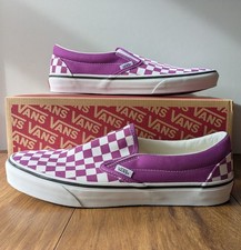 Vans Checkerboard Slip On Size