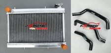 Aluminum Radiator + BLACK hose