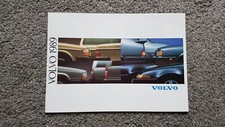 VOLVO RANGE SALES BROCHURE 1989-