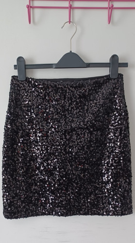 Warehouse black velvet - black,
