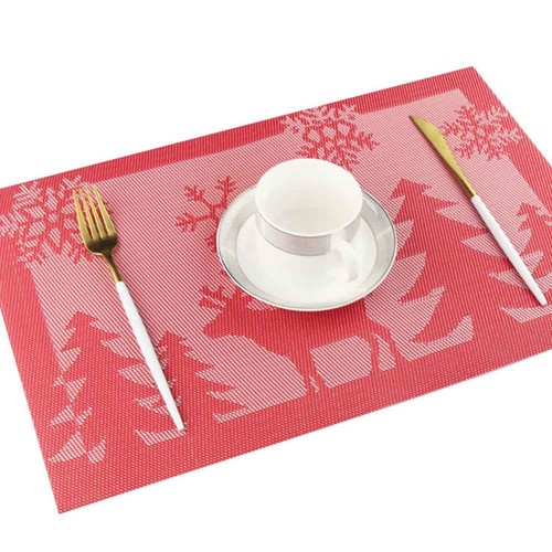 Christmas placemats linen - christmas,