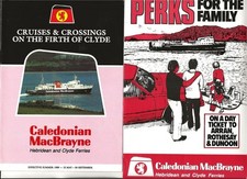 Caledonian Macbrayne Glen Sannox 1957 Gourock Helensburgh pier 1989