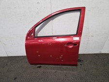 NISSAN MICRA K13 2012 LEFT FRONT DOOR PASSENGER 5 DOOR HATCHBACK RED H010A1HAAB