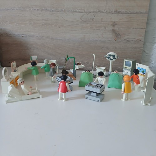 Vintage playmobil hospital - vintage, lot