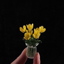 Ornament mini glass flower - ornament,