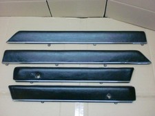 JAGUAR XJ6 XJ12 COUPE  DOOR  & REAR QUARTER TOP TRIM ROLL CAR SET IN BLACK