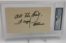 FLOYD PATTERSON PSA AUTO