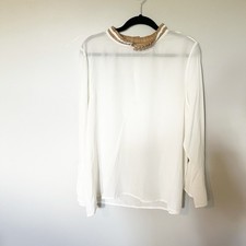 Rungolee silk white blouse