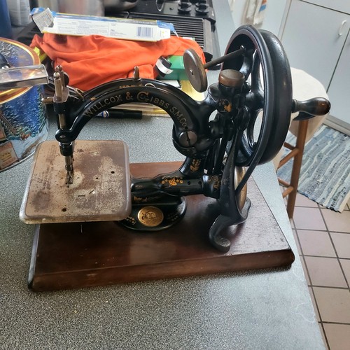 Rare willcox gibbs - &, antique