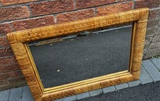 70s Spanish Cane Wall Mirror 