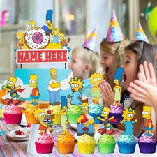 SIMPSONS CUPCAKE CAKE TOPPER