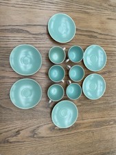 Poole Pottery Ice Green And