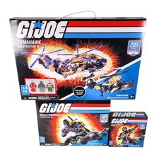 G.I. Joe Construction Set Bundle Tomahawk Ninja Commando 4x4 & Speed Cycle - New