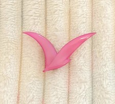 Pretty Pink Lucite Bird Brooch by B+D Denmark (Buch & Deichmann) Vintage