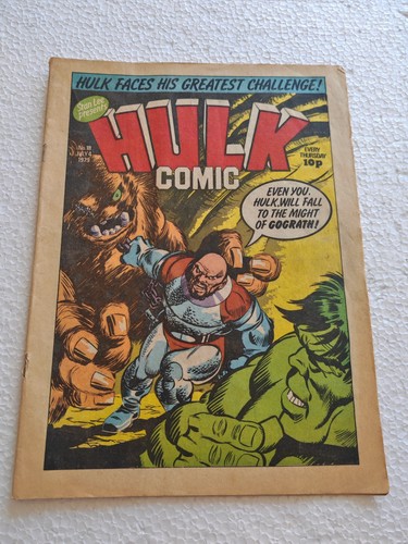 Hulk comic july 4th - comic, no