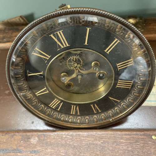Antique clock face - clock, movement