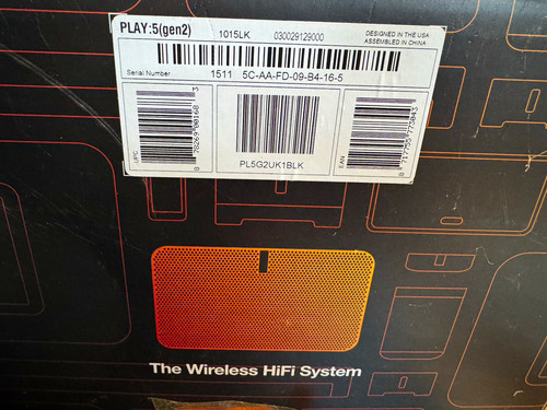 Sonos play gen smart - play:5, 2
