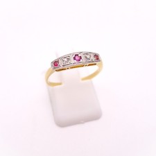 18ct Yellow Gold Antique Ruby