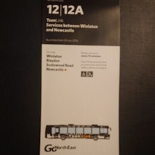 Go North East 12/12A Timetable